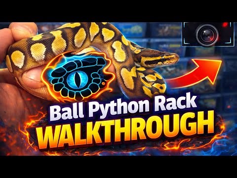 Ball Python Rack Walkthrough