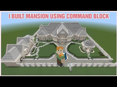 How to make a house in Minecraft using Command Block #20