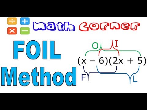 FOIL Method | Multiply Binomials
