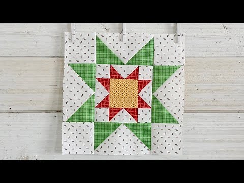 10" Corner Star Quilt Block Tutorial