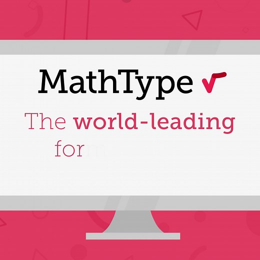 Keep using MathType! 👉Special discount for you here | MathType
