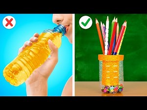 आसान DIY स्कूल सामग्री विचार📚✂️ 123 GO! द्वारा शानदार स्कूल सुझाव और हैक्स विचार!