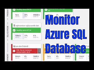 Monitoring Azure SQL Database with SQL Monitor