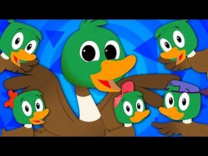 Five Little Duckling jumping On The Bed | Nursery Rhymes Songs For Kids | Baby Song