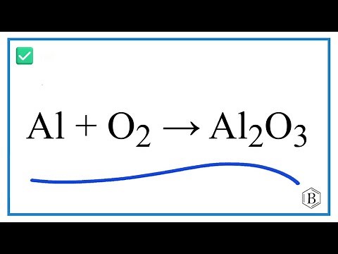 Step by Step Balancing Al + O2 → Al2O3 | Aluminum + Oxygen Reaction