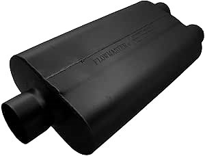 Flowmaster 50 Series Delta Flow Chambered Muffler – 3.00” - Center In/Dual Out – Moderate Sound – 16G - Aluminized Steel – Perfect for daily-driven Performance Vehicles and Passenger Cars (9430502)