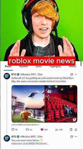 roblox is getting a movie
