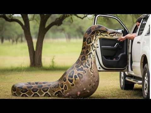 Pregnant Python Rescued in Life-Threatening Situation | Brave Rescuers Risk Everything