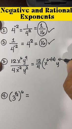 230K views · 9.7K reactions | Grade 9 Mathematics: Negative and Rational Exponents | Mathematics Tutorial | Facebook