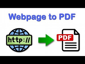 How to Convert HTML to PDF Document in Adobe Acrobat Pro DC