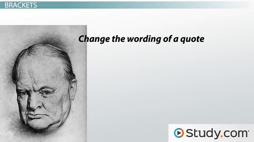 Using Hyphens, Brackets, Ellipses & Quotation Marks