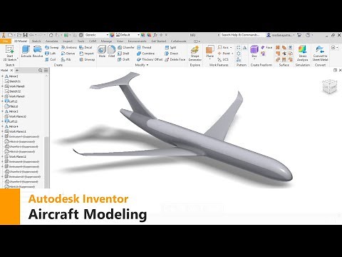 Autodesk Inventor | Aircraft Modeling | Tutorial