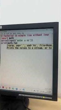 Factorial in Python — Formula, Code & Tricks (Beginner Friendly) ✅🐍