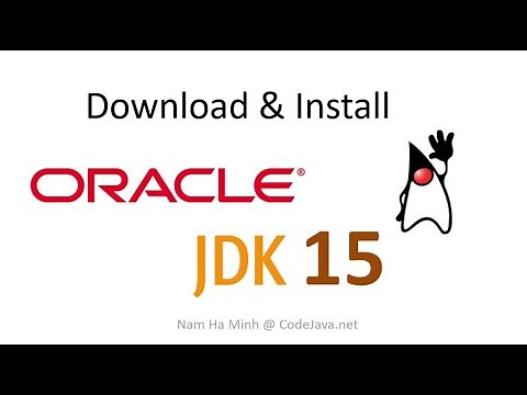Java 15 - Download and install Oracle JDK 15
