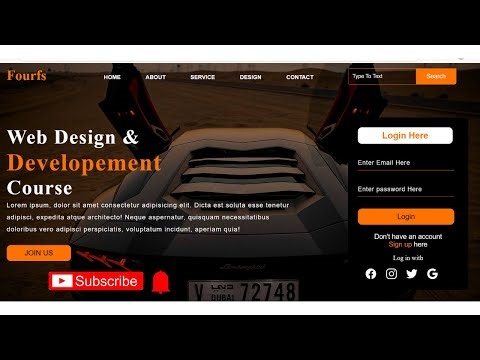 how to create website using HTML and CSS