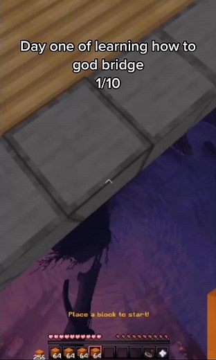 Mastering the God Bridge in Minecraft Java Edition