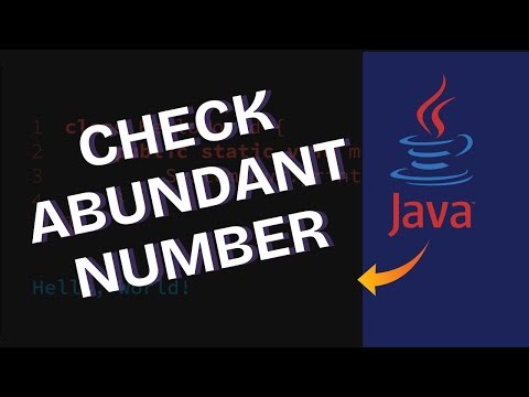 How to Check if Abundant Number in Java 2025?