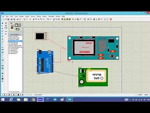 Sending gps location data over gsm proteus simulation