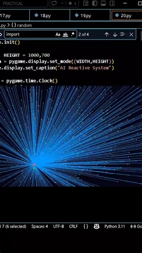 3d animation video explorer#python#coding#creativecoding