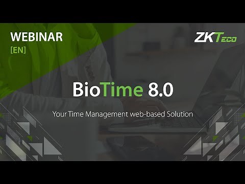 BioTime 8.0 | Webinar & Online Training