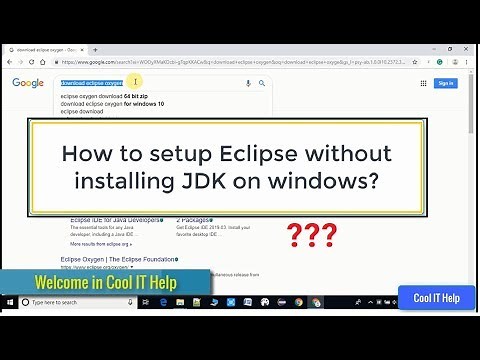 How to run Eclipse without running JDK/JRE installation? | Using JDK archive to setup eclipse