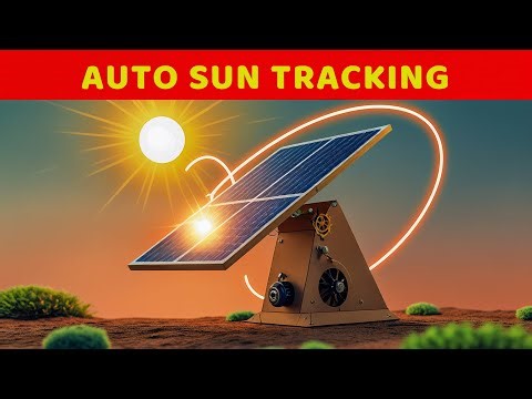 DIY Sun Tracking Solar Panel Build