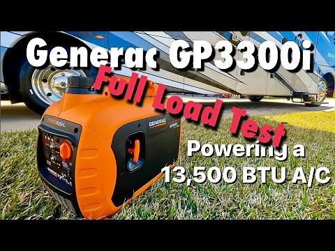Generac GP3300i Load Test and first start up generator review