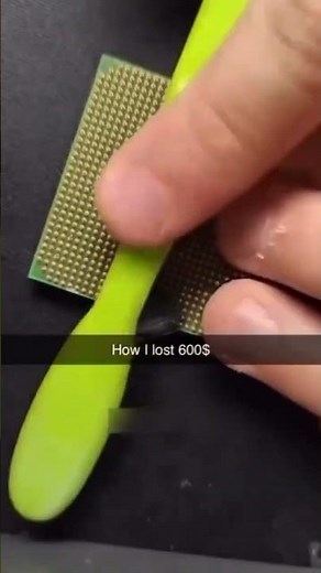 Destroyed a $600 CPU... Instantly Regret It 😂💸💻 #shorts #pc