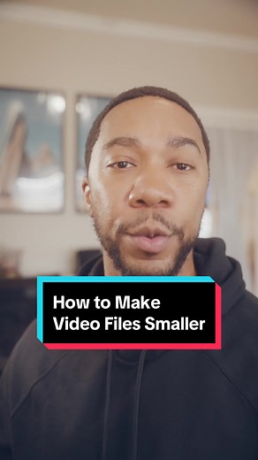 Replying to @Joe Monteleone How to make your video file size smaller. Here are a few ways to compress your video file size without losing video quality. #tiktoktutorial #videotips #filmmaker #editing