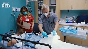 Man has 'waterfall of pus' squeezed from giant bum abscess