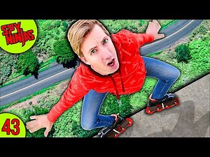 CHAD WILD CLAY ALMOST FELL OFF CLIFF - Spy Ninjas #43