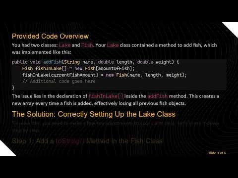 How to Properly Store Objects in Arrays in Java
