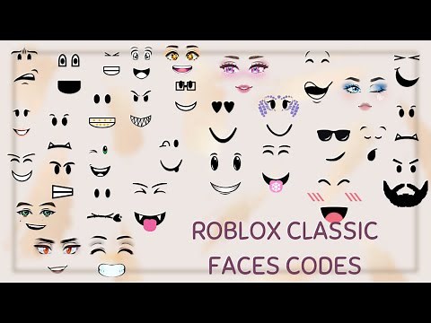 Roblox Classic Faces With Codes|| Use in games like RHS2||