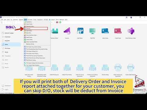 SQL Account - Sales Invoice