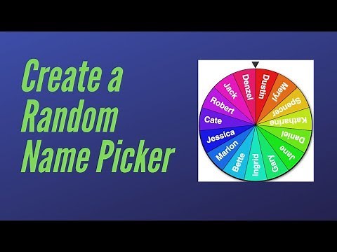 How to Create a Random Name Picker With Google Sheets