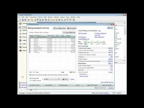 Sage Timeslips: Printing Bills
