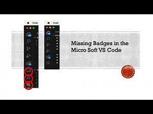 How to reset VS code missing icons in the Primary sidebar
