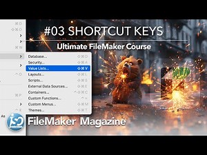 Ultimate FileMaker Course - 03 - Shortcut Keys