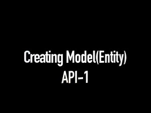 Creating Web-application API using VS-Code-(Model)Part-2