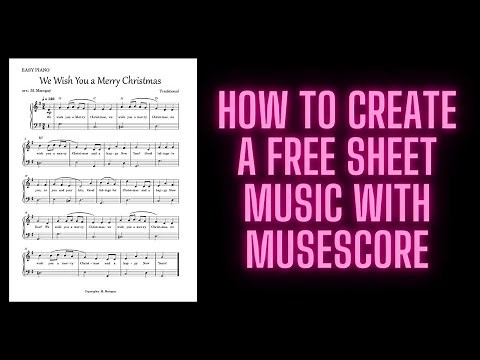 Tutorial : How to create a FREE sheet music with Musescore