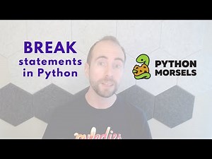 Breaking out of a loop in Python