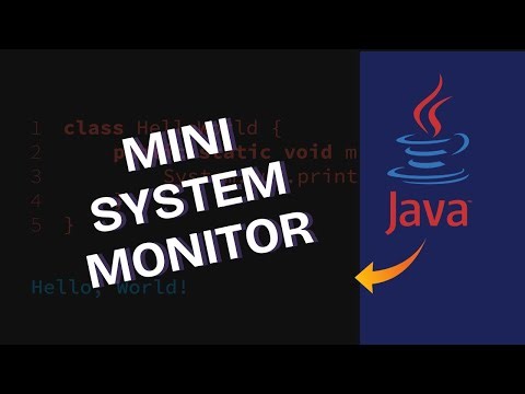 How to Create a Mini System Resource Monitor in Java 2025?