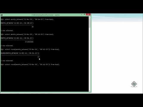 Oracle - SQL - Date Functions
