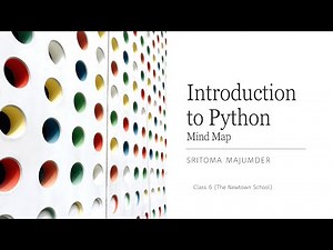 CBSE Grade 6 Computer Science Introduction to Python Mind Map