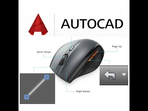 Customize your Mouse buttons to AUTOCAD commands