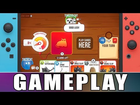 Exploding Kittens - Nintendo Switch Gameplay