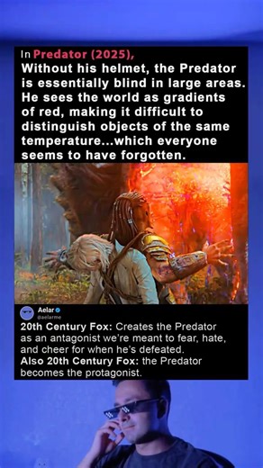 In Predator: Badlands (2025), Dek vs. a deadly alien creature.