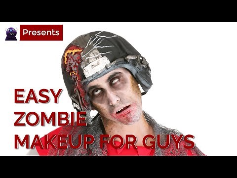 Easy Zombie Makeup Tutorial for Guys