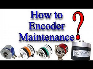 How To Encoder Maintenance l Encoder Bearing Change l Encoder