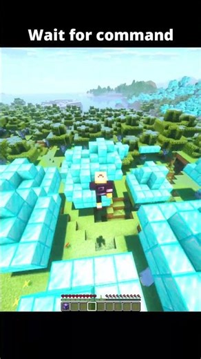 Diamond Tree 🌳 Minecraft Command Block #minecraft